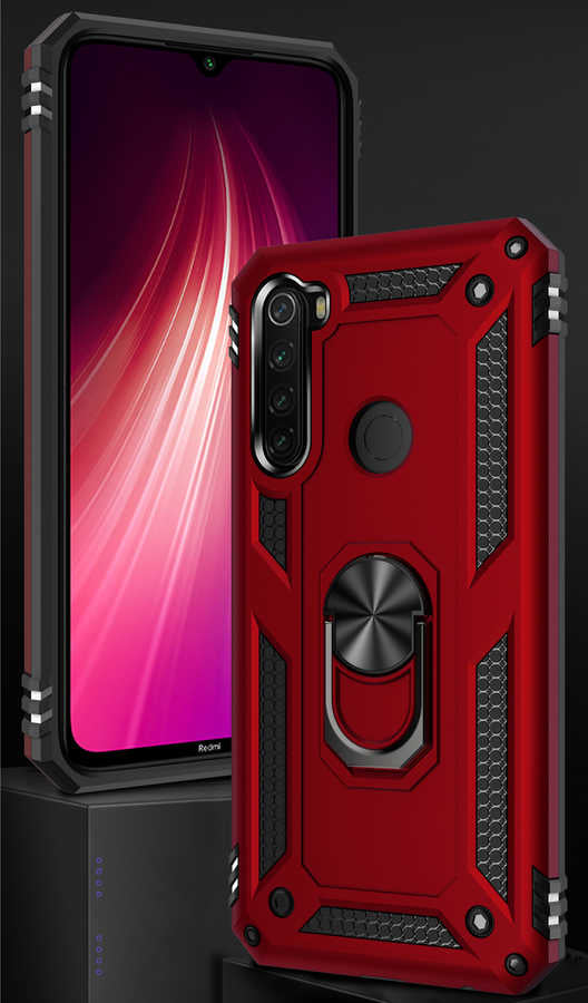 Xiaomi Redmi Note 8 Kılıf Zore Vega Kapak Rose Gold