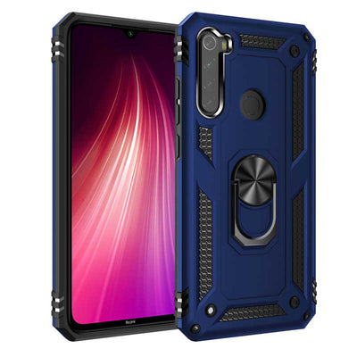 Xiaomi Redmi Note 8 Kılıf Zore Vega Kapak Mavi