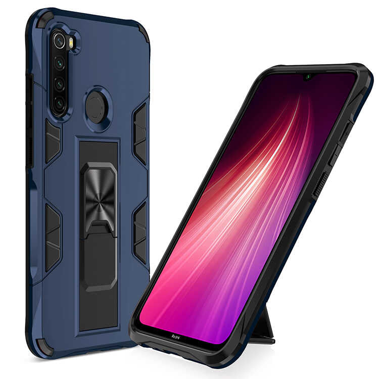Xiaomi Redmi Note 8 Kılıf Zore Volve Kapak Lacivert