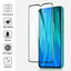 Xiaomi Redmi Note 8 Pro Zore Kenarları Kırılmaya Dayanıklı Cam Ekran Koruyucu Siyah