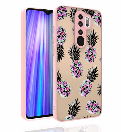 Xiaomi Redmi Note 8 Pro Kılıf Desenli Kamera Korumalı Parlak Zore Nora Kapak NO1