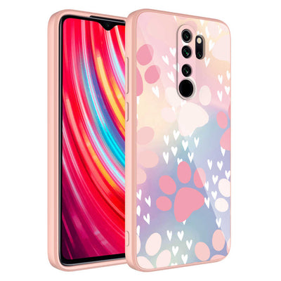 Xiaomi Redmi Note 8 Pro Kılıf Kamera Korumalı Desenli Sert Silikon Zore Epoksi Kapak NO4