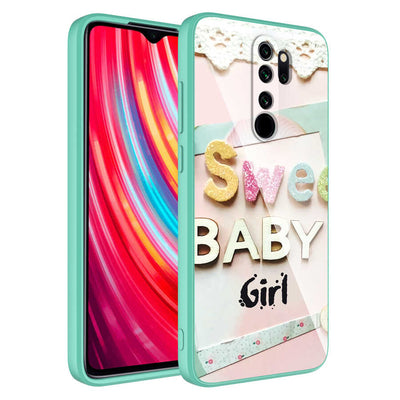 Xiaomi Redmi Note 8 Pro Kılıf Kamera Korumalı Desenli Sert Silikon Zore Epoksi Kapak NO5