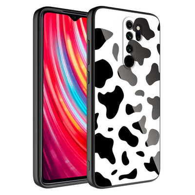 Xiaomi Redmi Note 8 Pro Kılıf Kamera Korumalı Desenli Sert Silikon Zore Epoksi Kapak NO7