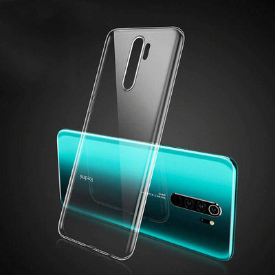 Xiaomi Redmi Note 8 Pro Kılıf Zore Süper Silikon Kapak Renksiz