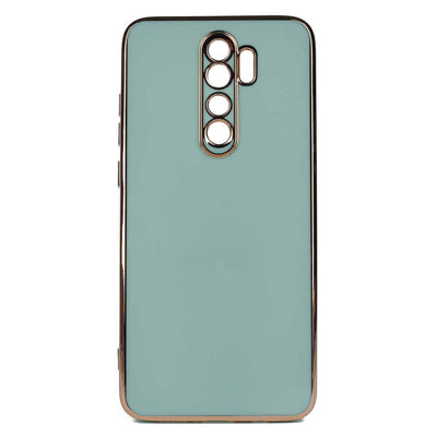 Xiaomi Redmi Note 8 Pro Kılıf Zore Bark Kapak Açık Yeşil
