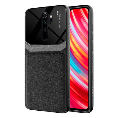 Xiaomi Redmi Note 8 Pro Kılıf Zore Emiks Kapak Lacivert
