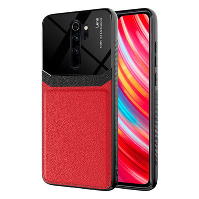 Xiaomi Redmi Note 8 Pro Kılıf Zore Emiks Kapak Kırmızı