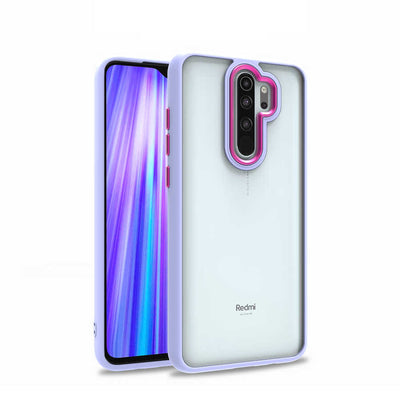 Xiaomi Redmi Note 8 Pro Kılıf Zore Flora Kapak Lila