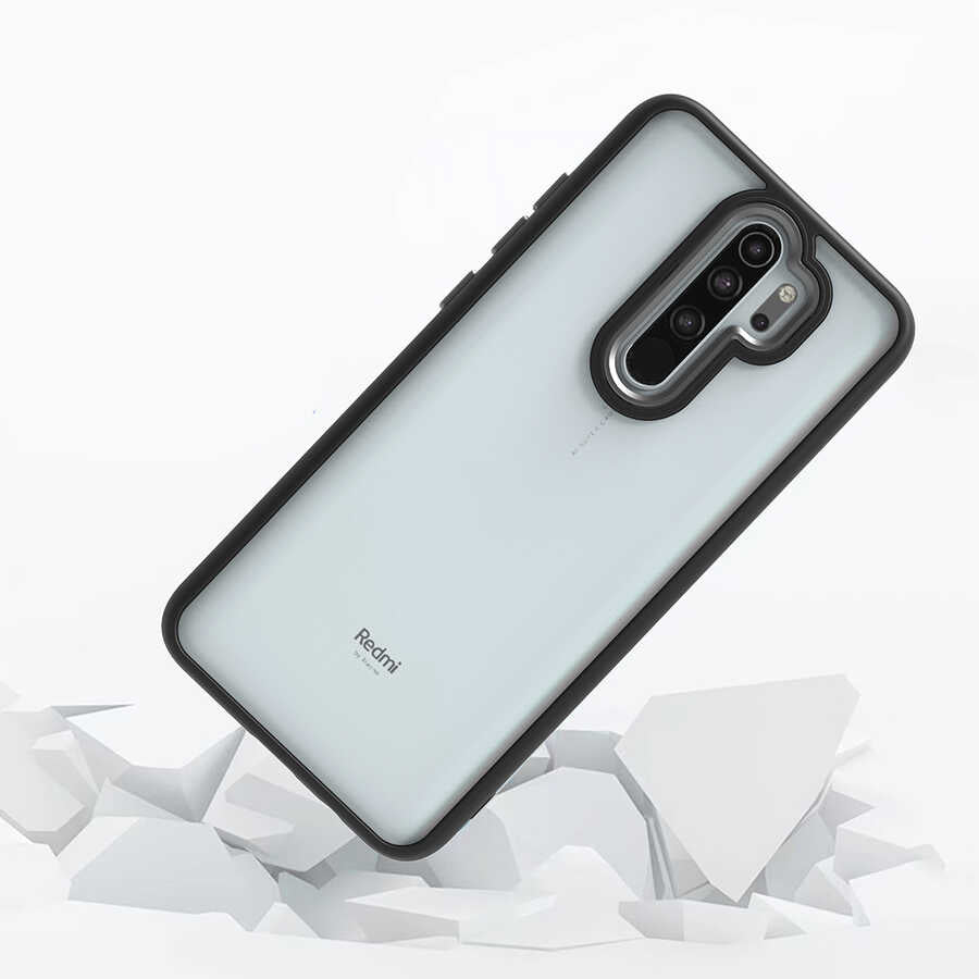Xiaomi Redmi Note 8 Pro Kılıf Zore Flora Kapak Kırmızı