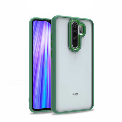 Xiaomi Redmi Note 8 Pro Kılıf Zore Flora Kapak Yeşil