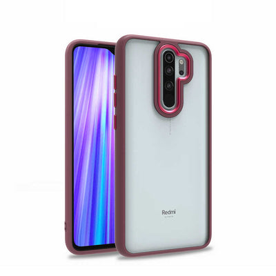 Xiaomi Redmi Note 8 Pro Kılıf Zore Flora Kapak Kırmızı