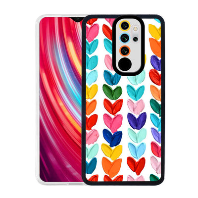 Xiaomi Redmi Note 8 Pro Kılıf Zore M-Fit Desenli Kapak Heart No6