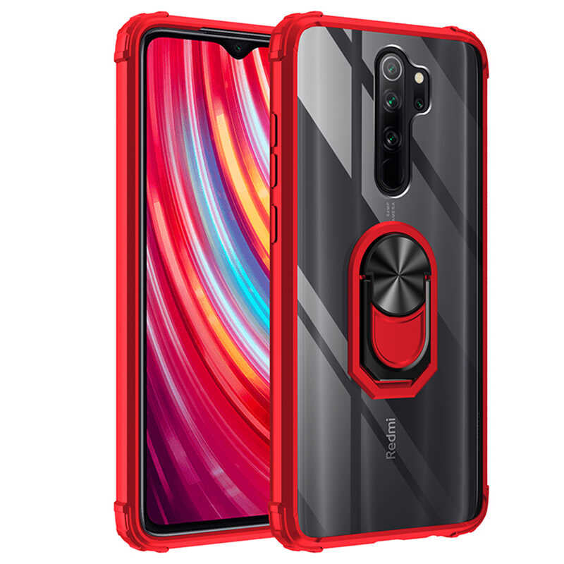 Xiaomi Redmi Note 8 Pro Kılıf Zore Mola Kapak Kırmızı