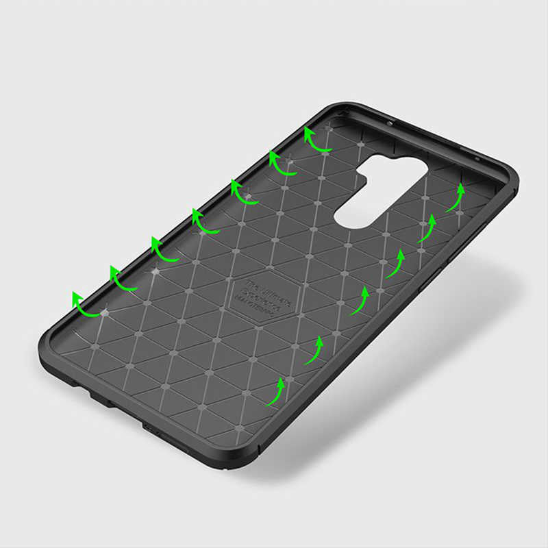 Xiaomi Redmi Note 8 Pro Kılıf Zore Negro Silikon Kapak Siyah