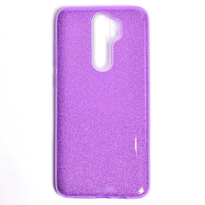 Xiaomi Redmi Note 8 Pro Kılıf Zore Shining Silikon Mor