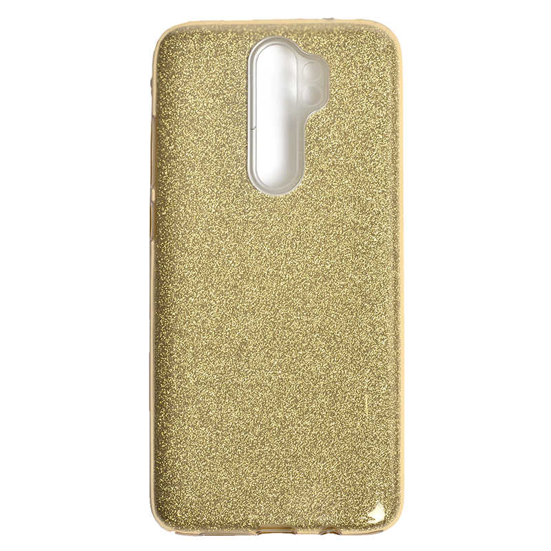 Xiaomi Redmi Note 8 Pro Kılıf Zore Shining Silikon Gold