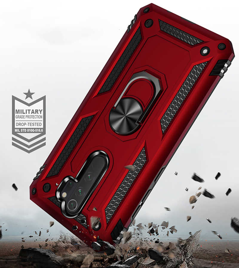 Xiaomi Redmi Note 8 Pro Kılıf Zore Vega Kapak Gri