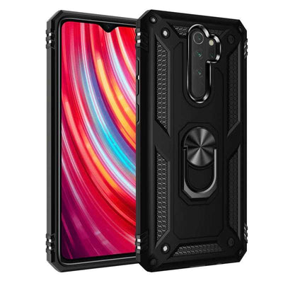 Xiaomi Redmi Note 8 Pro Kılıf Zore Vega Kapak Siyah