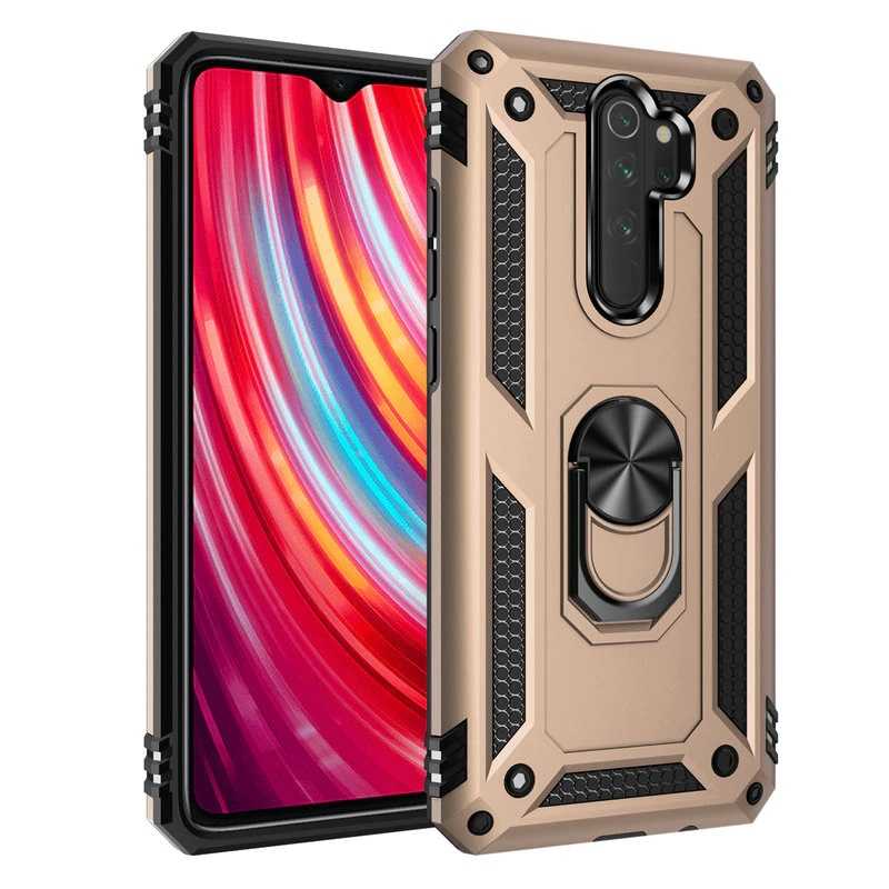 Xiaomi Redmi Note 8 Pro Kılıf Zore Vega Kapak Gold