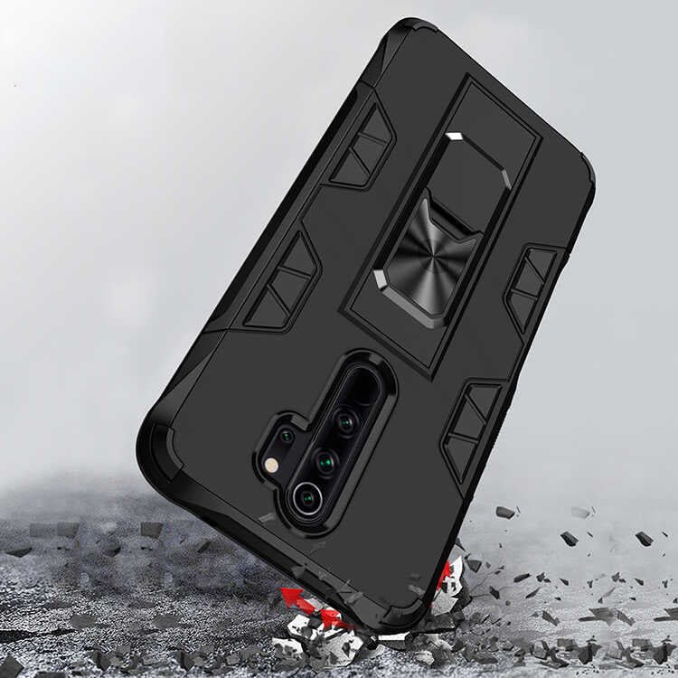 Xiaomi Redmi Note 8 Pro Kılıf Zore Volve Kapak Lacivert