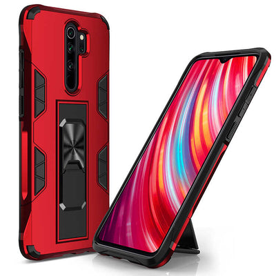 Xiaomi Redmi Note 8 Pro Kılıf Zore Volve Kapak Kırmızı