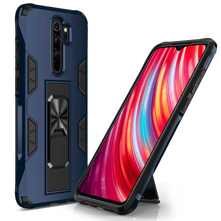 Xiaomi Redmi Note 8 Pro Kılıf Zore Volve Kapak Lacivert