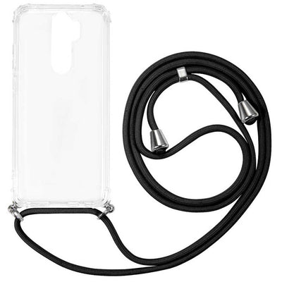Xiaomi Redmi Note 8 Pro Kılıf Zore X-Rop Kapak Renksiz