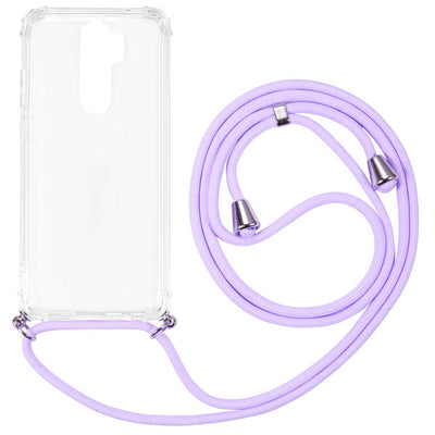 Xiaomi Redmi Note 8 Pro Kılıf Zore X-Rop Kapak Renksiz