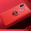 Xiaomi Redmi Note 7 Kılıf Zore Ravel Silikon Kapak Kırmızı