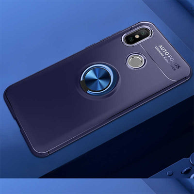 Xiaomi Redmi Note 7 Kılıf Zore Ravel Silikon Kapak Mavi