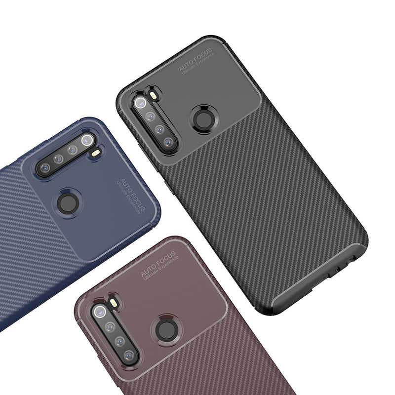 Xiaomi Redmi Note 8T Kılıf Zore Negro Silikon Kapak Kahverengi