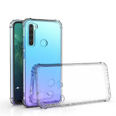 Xiaomi Redmi Note 8T Kılıf Zore Nitro Anti Shock Silikon Renksiz