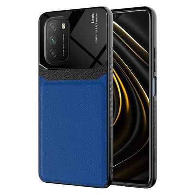 Xiaomi Redmi Note 9 4G Kılıf Zore Emiks Kapak Lacivert