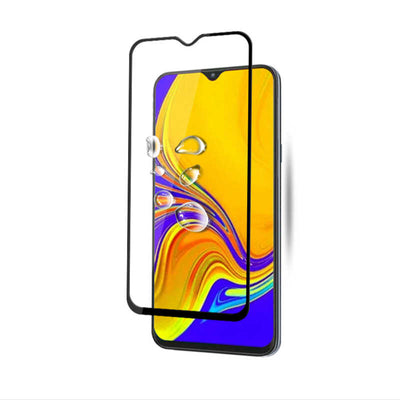Xiaomi Redmi Note 9 4G Zore Kenarları Kırılmaya Dayanıklı Cam Ekran Koruyucu Siyah
