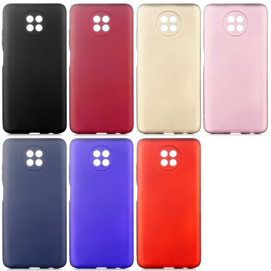 Xiaomi Redmi Note 9 5G Kılıf Zore Premier Silikon Kapak Saks Mavi