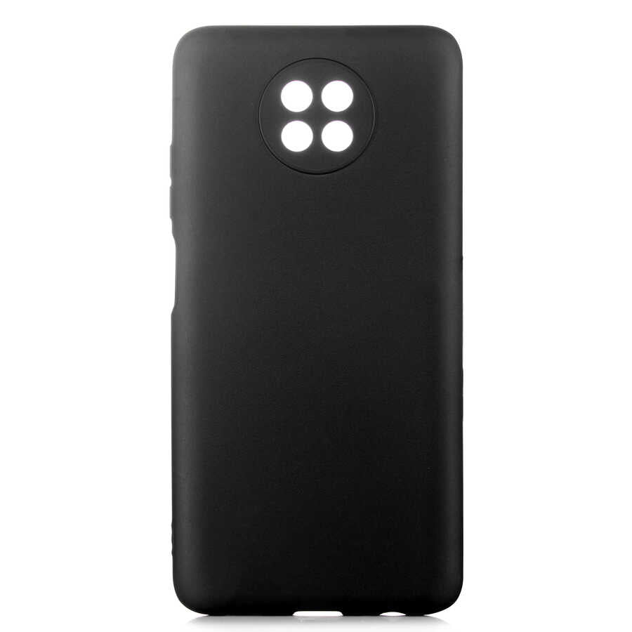 Xiaomi Redmi Note 9 5G Kılıf Zore Premier Silikon Kapak Siyah