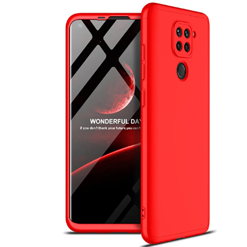 Xiaomi Redmi Note 9 Kılıf Zore Ays Kapak Kırmızı