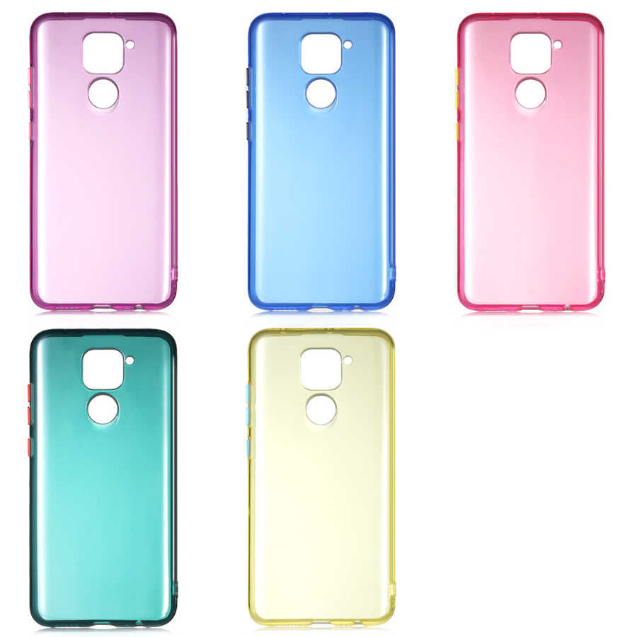 Xiaomi Redmi Note 9 Kılıf Zore Bistro Kapak Sarı