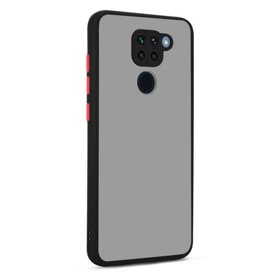 Xiaomi Redmi Note 9 Kılıf Zore Hux Kapak Siyah