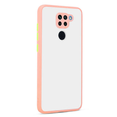 Xiaomi Redmi Note 9 Kılıf Zore Hux Kapak Pembe