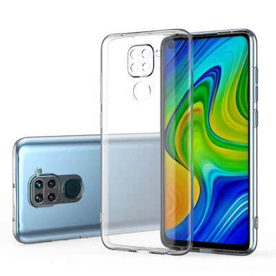 Xiaomi Redmi Note 9 Kılıf Zore Kamera Korumalı Süper Silikon Kapak Renksiz