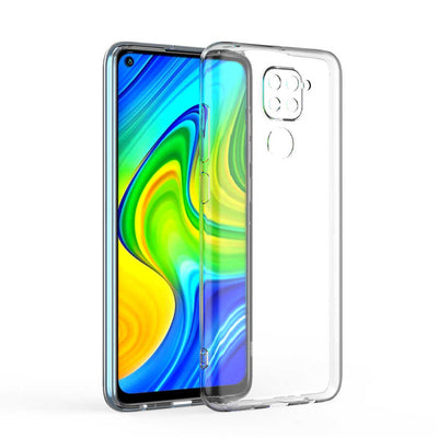 Xiaomi Redmi Note 9 Kılıf Zore Kamera Korumalı Süper Silikon Kapak Renksiz