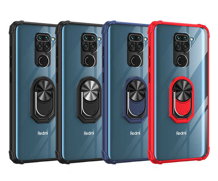 Xiaomi Redmi Note 9 Kılıf Zore Mola Kapak Siyah