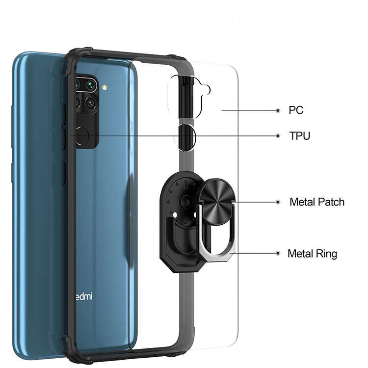 Xiaomi Redmi Note 9 Kılıf Zore Mola Kapak Kırmızı