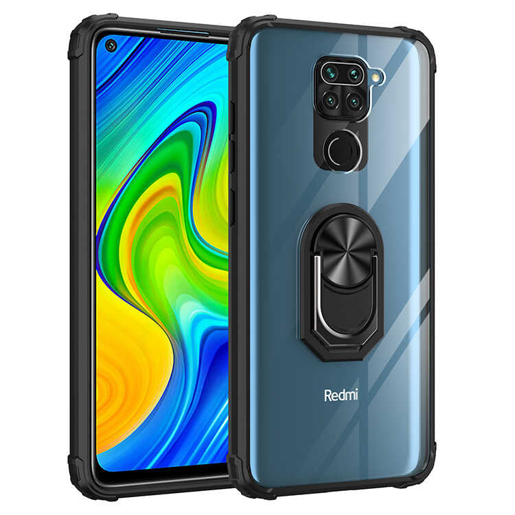 Xiaomi Redmi Note 9 Kılıf Zore Mola Kapak Siyah