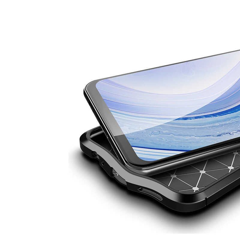 Xiaomi Redmi Note 9 Kılıf Zore Niss Silikon Kapak Siyah