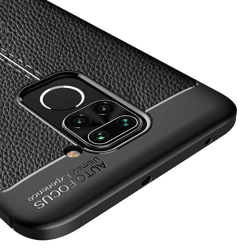 Xiaomi Redmi Note 9 Kılıf Zore Niss Silikon Kapak Siyah