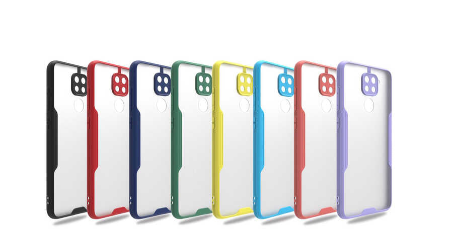 Xiaomi Redmi Note 9 Kılıf Zore Parfe Kapak Pembe