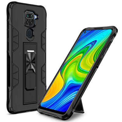 Xiaomi Redmi Note 9 Kılıf Zore Volve Kapak Siyah